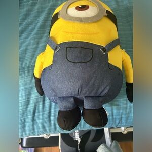 Yellow and Blue Minion Plushie Very Large- new with tags